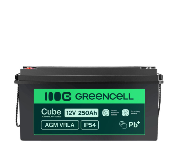 Green Cell Cube AGM VRLA IP54 12V 250Ah - 1364792 - zdjęcie 2
